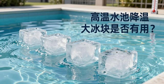 常州高温水池降温大冰块，到底管不管用？